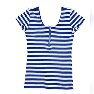 Guess Bodycon Zip-up Tee